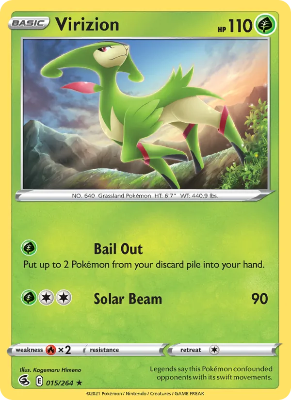 Virizion Fusion Strike 15/264