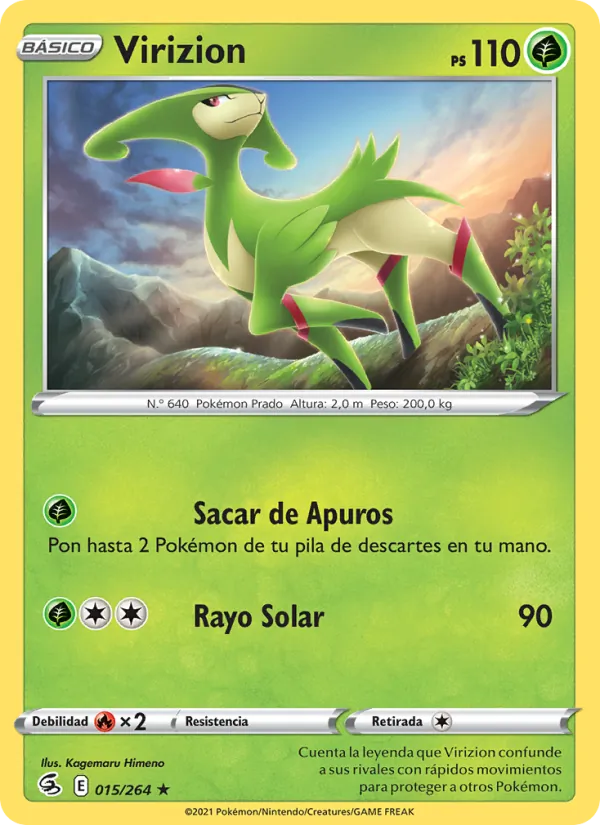 Virizion Golpe Fusión 15/264