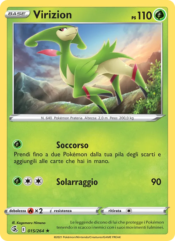 Virizion Colpo Fusione 15/264