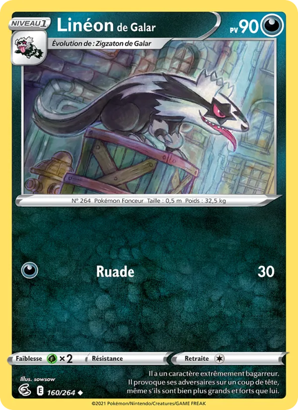 Linéon de Galar Poing de Fusion 160/264