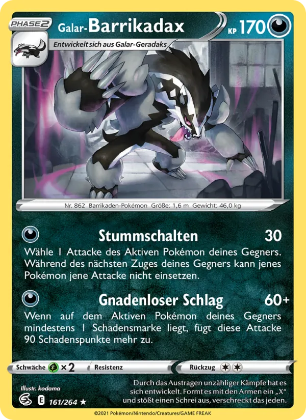 Galar-Barrikadax Fusionsangriff 161/264
