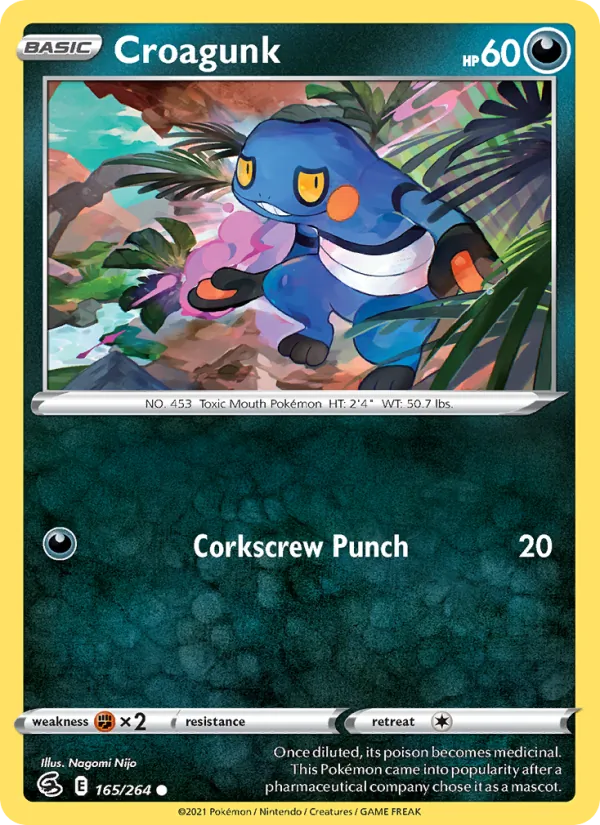 Croagunk Fusion Strike 165/264