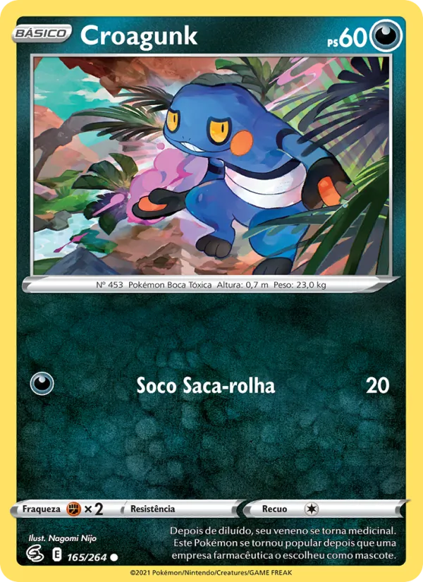 Croagunk Golpe Fusão 165/264