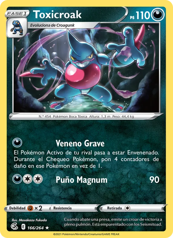 Toxicroak Golpe Fusión 166/264