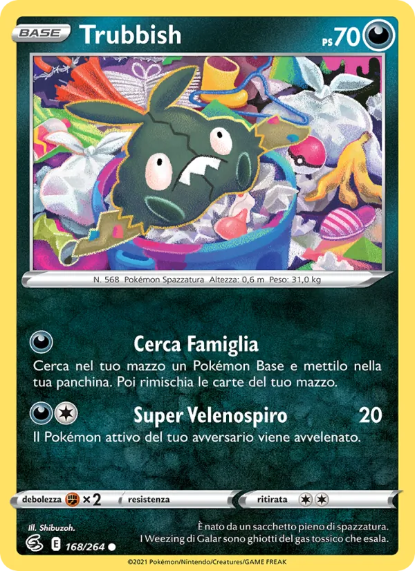 Trubbish Colpo Fusione 168/264