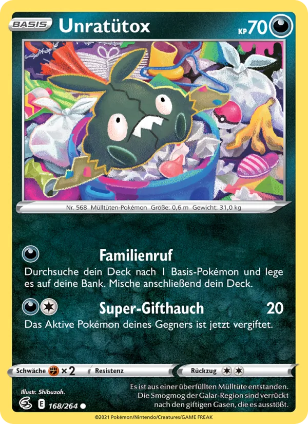 Unratütox Fusionsangriff 168/264
