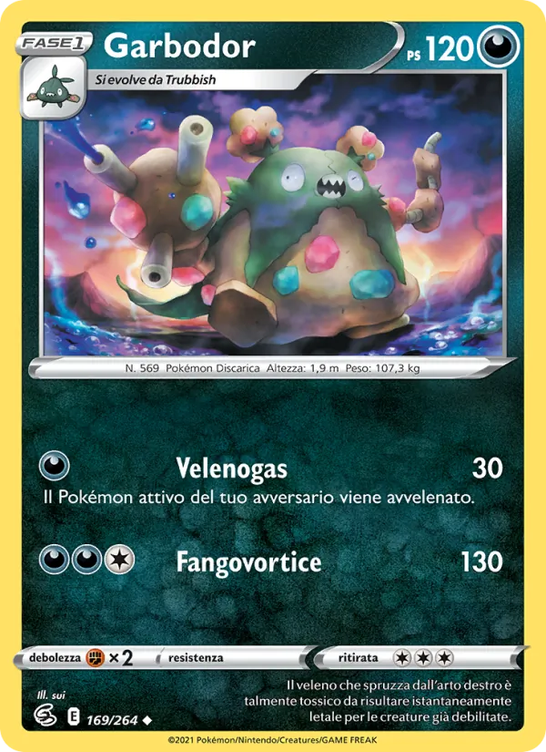 Garbodor Colpo Fusione 169/264