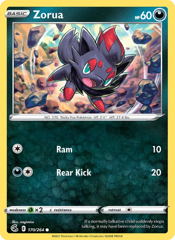 Zorua Fusion Strike 170/264