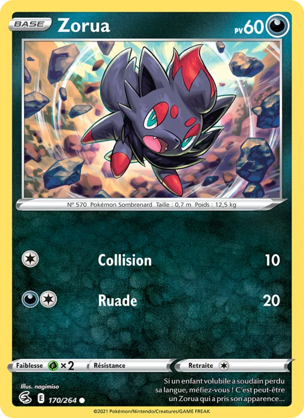 Zorua Poing de Fusion 170/264