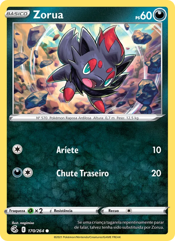 Zorua Golpe Fusão 170/264