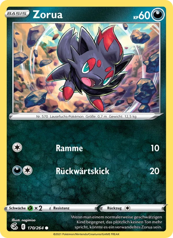 Zorua Fusionsangriff 170/264