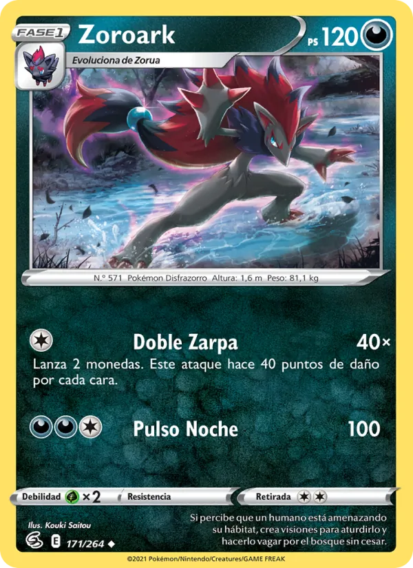 Zoroark Golpe Fusión 171/264