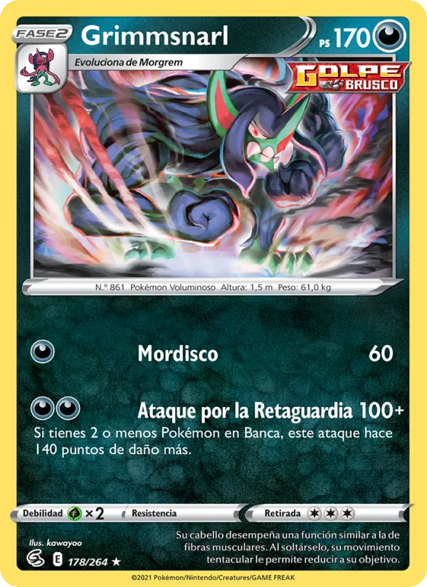 Grimmsnarl Golpe Fusión 178/264