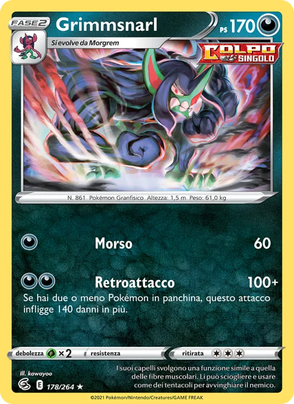 Grimmsnarl Colpo Fusione 178/264