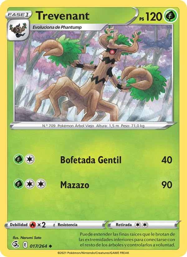 Trevenant Golpe Fusión 17/264