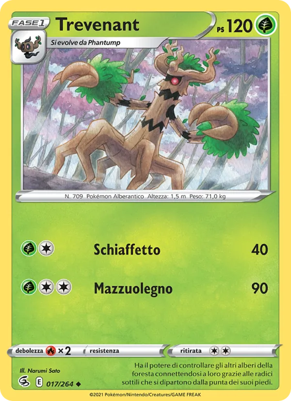 Trevenant Colpo Fusione 17/264