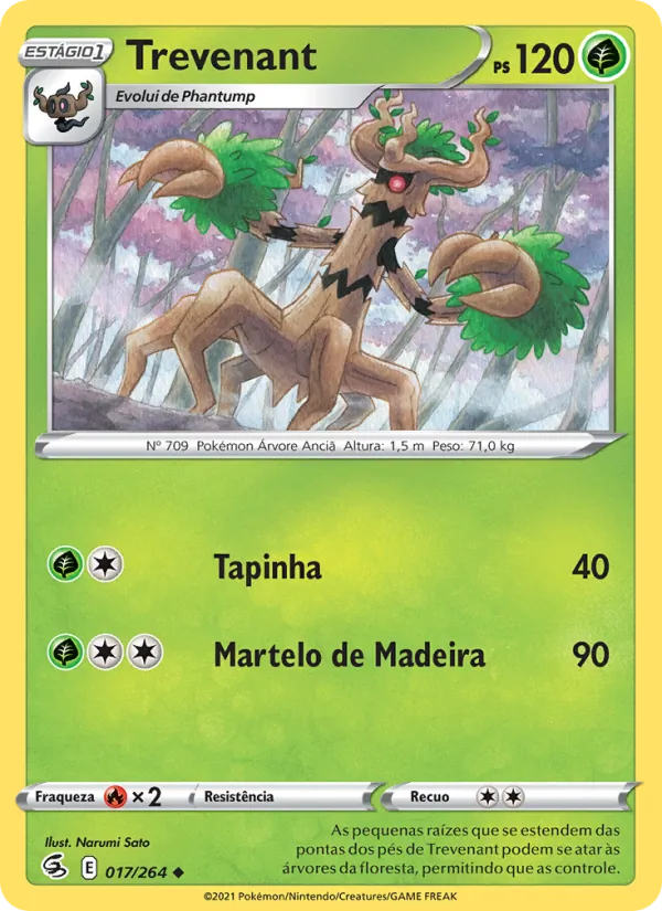 Trevenant Golpe Fusão 17/264