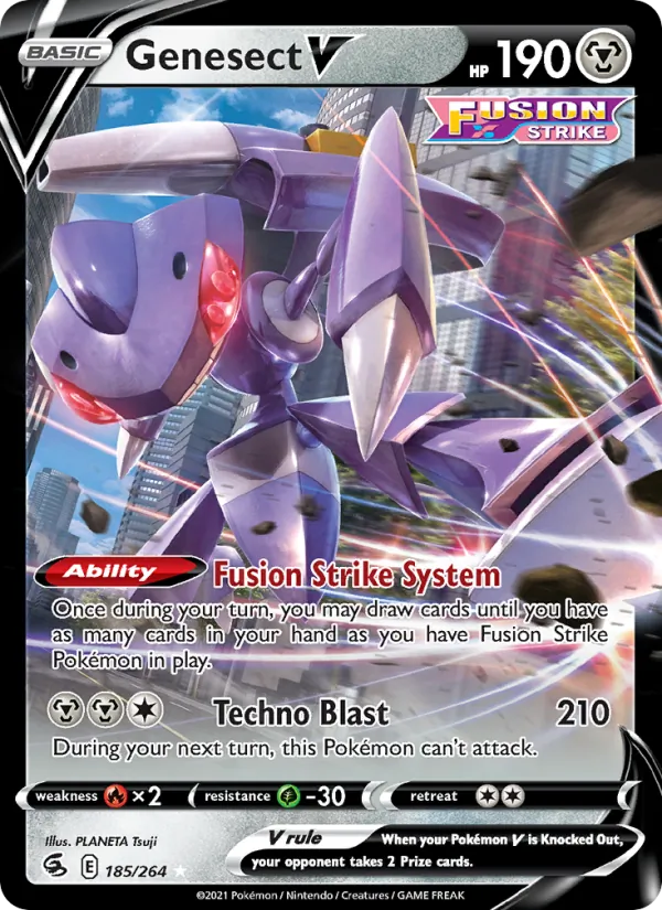 Genesect V Fusion Strike 185/264