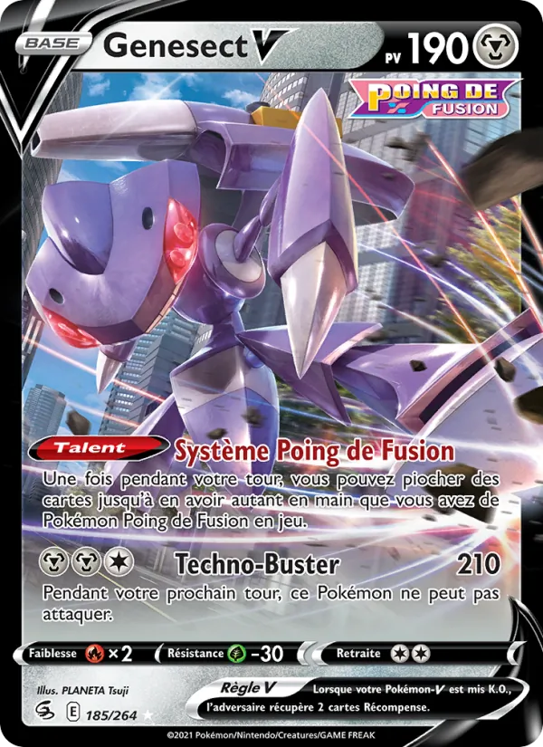Genesect V Poing de Fusion 185/264