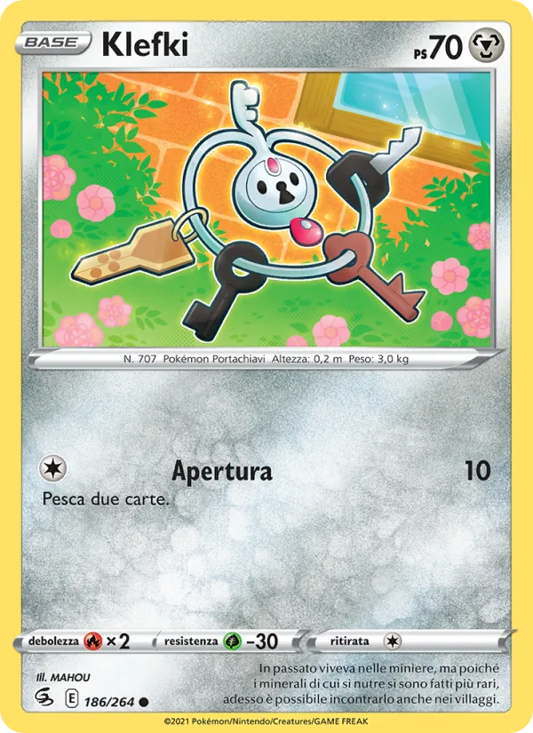 Klefki Colpo Fusione 186/264