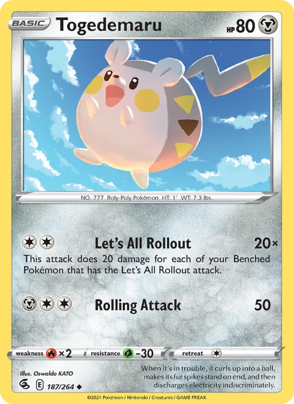 Togedemaru Fusion Strike 187/264