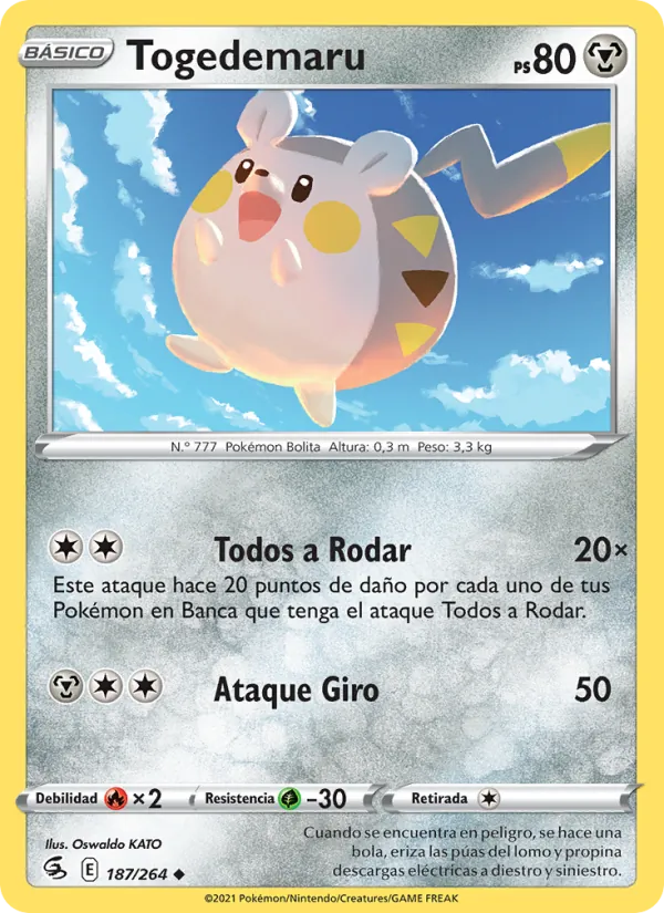 Togedemaru Golpe Fusión 187/264