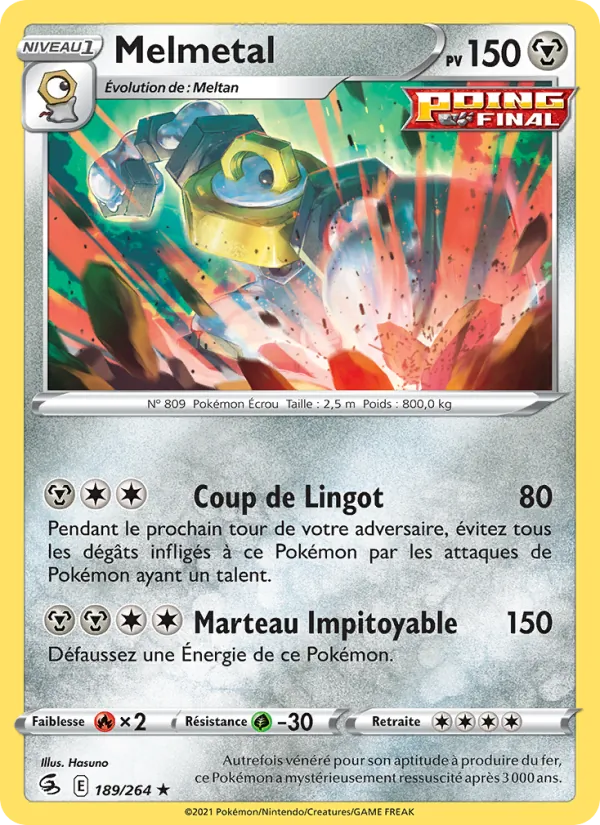 Melmetal Poing de Fusion 189/264