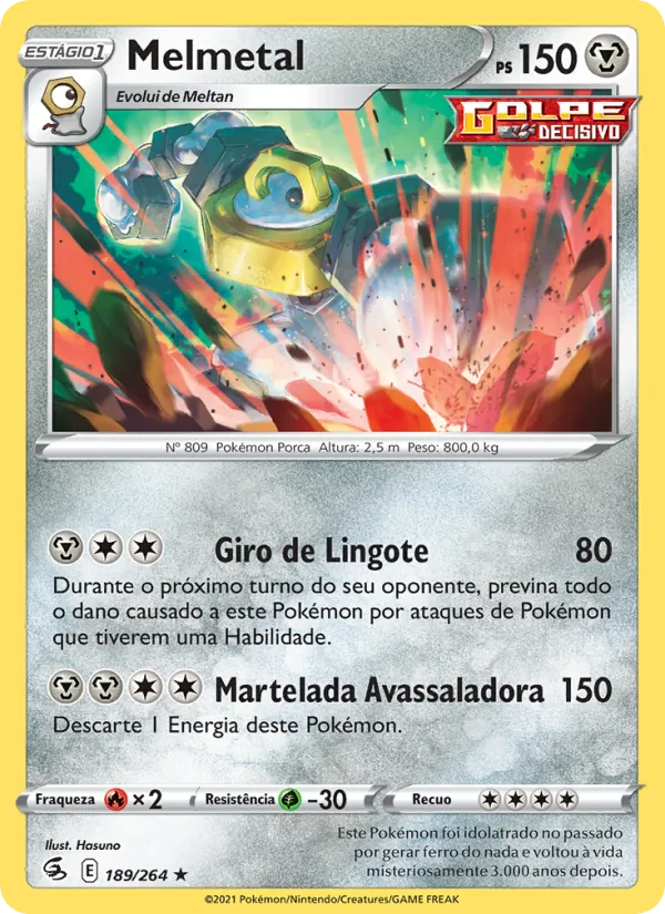 Melmetal Golpe Fusão 189/264