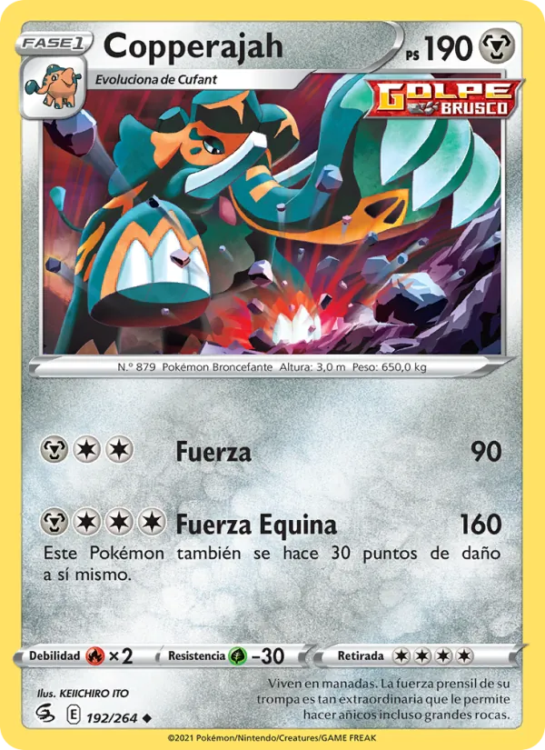 Copperajah Golpe Fusión 192/264