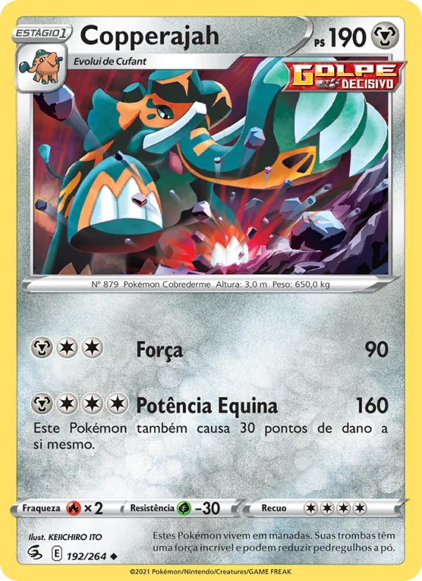 Copperajah Golpe Fusão 192/264