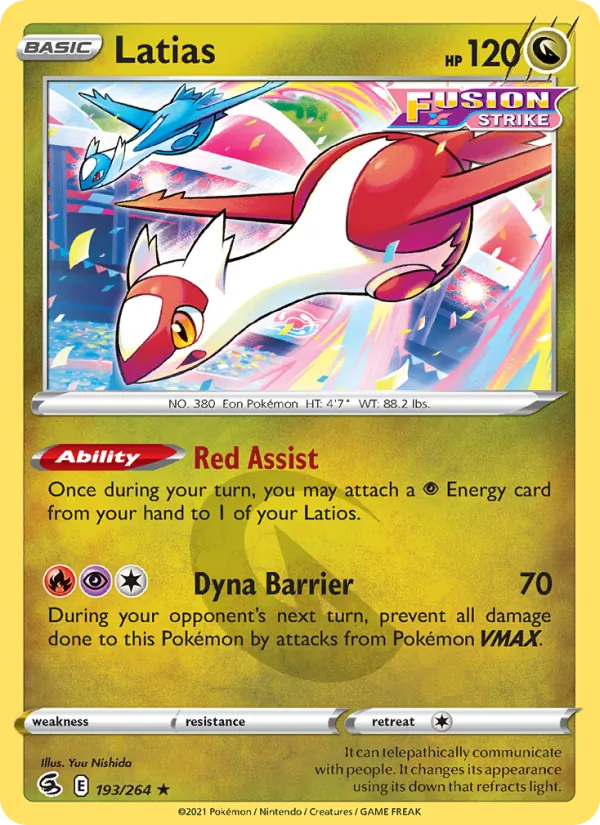 Latias Fusion Strike 193/264