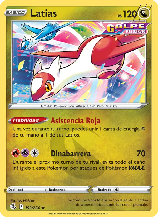 Latias Golpe Fusión 193/264