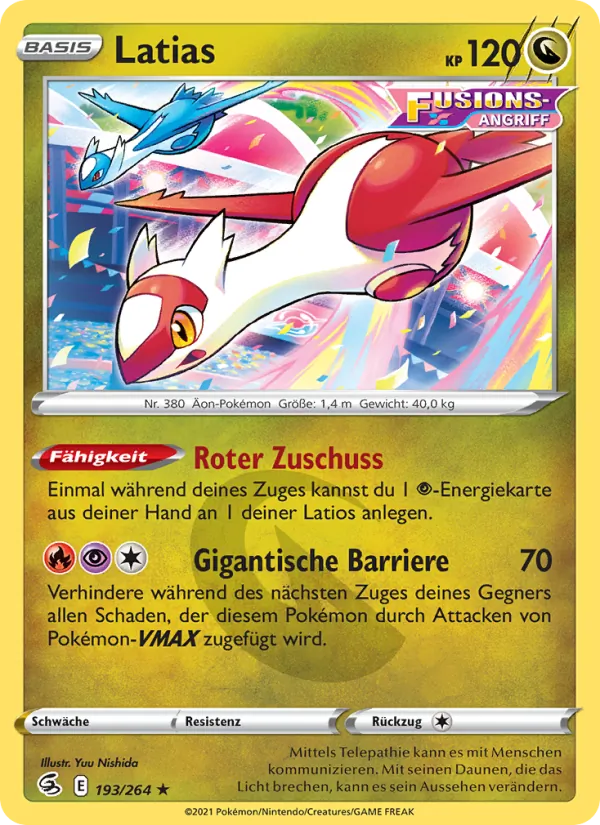 Latias Fusionsangriff 193/264