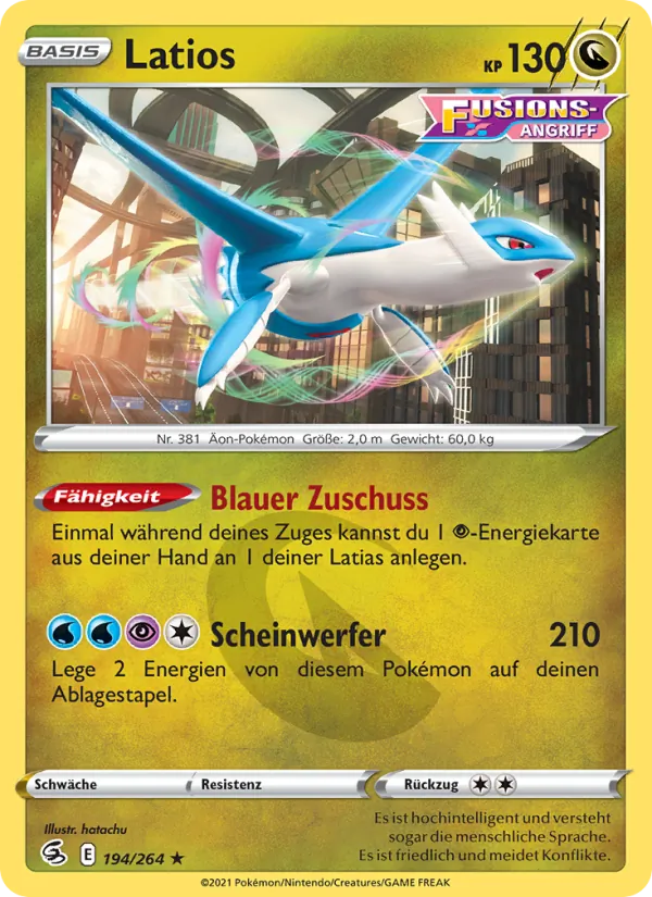 Latios Fusionsangriff 194/264