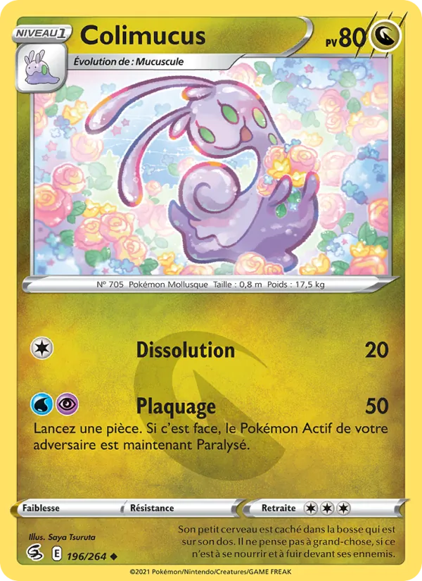 Colimucus Poing de Fusion 196/264