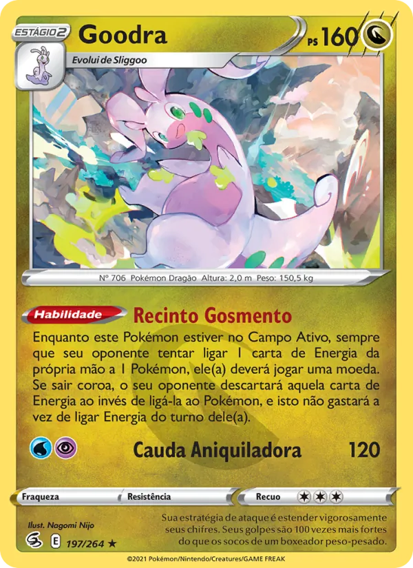 Goodra Golpe Fusão 197/264
