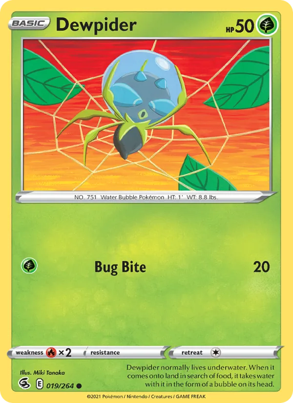 Dewpider Fusion Strike 19/264