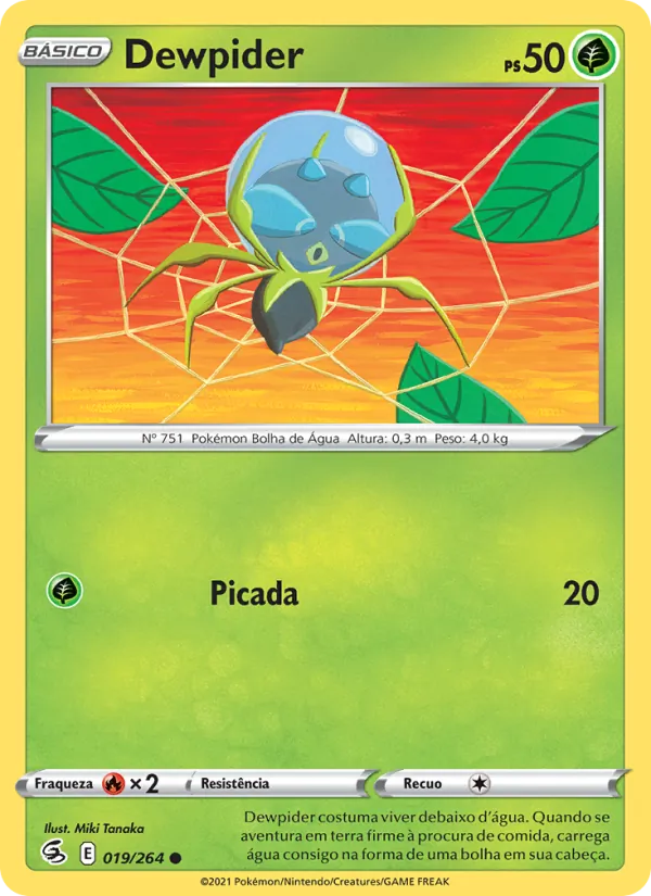 Dewpider Golpe Fusão 19/264
