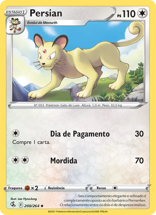 Persian Golpe Fusão 200/264
