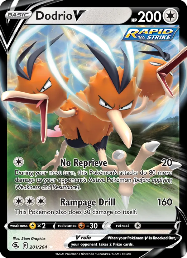 Dodrio V Fusion Strike 201/264