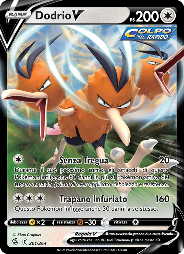 Dodrio V Colpo Fusione 201/264