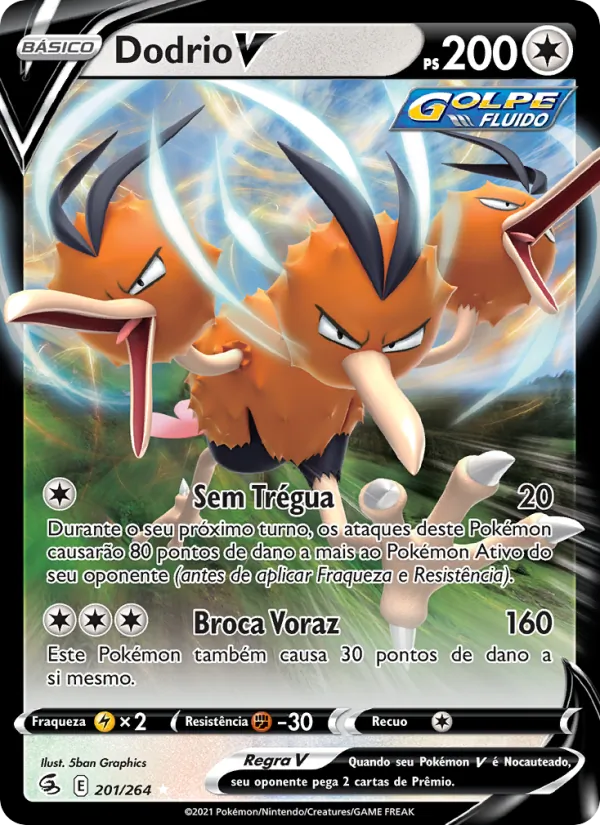 Dodrio V Golpe Fusão 201/264