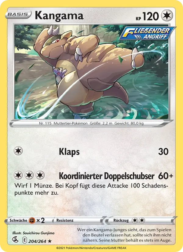 Kangama Fusionsangriff 204/264