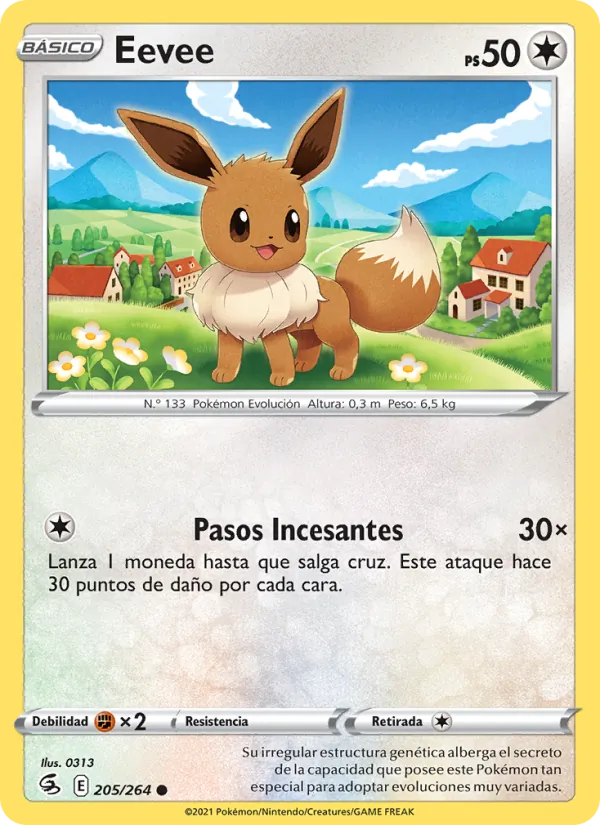 Eevee Golpe Fusión 205/264