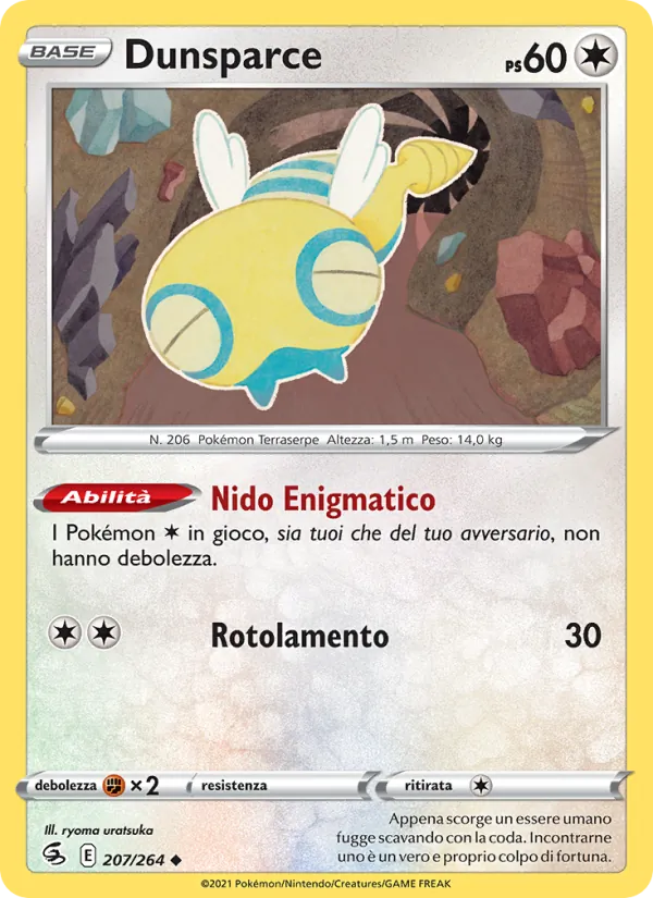 Dunsparce Colpo Fusione 207/264