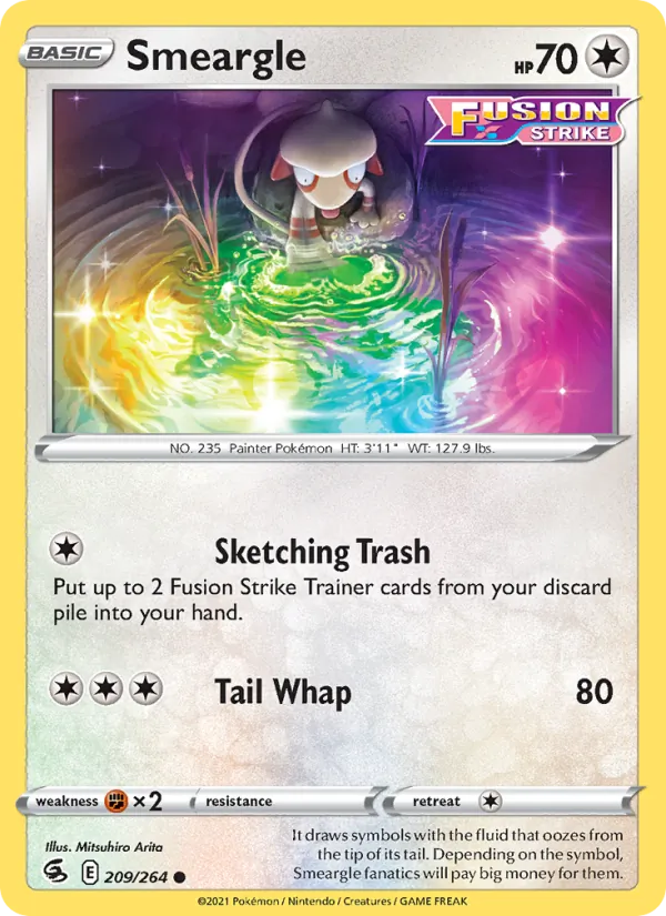 Smeargle Fusion Strike 209/264