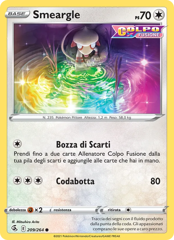 Smeargle Colpo Fusione 209/264
