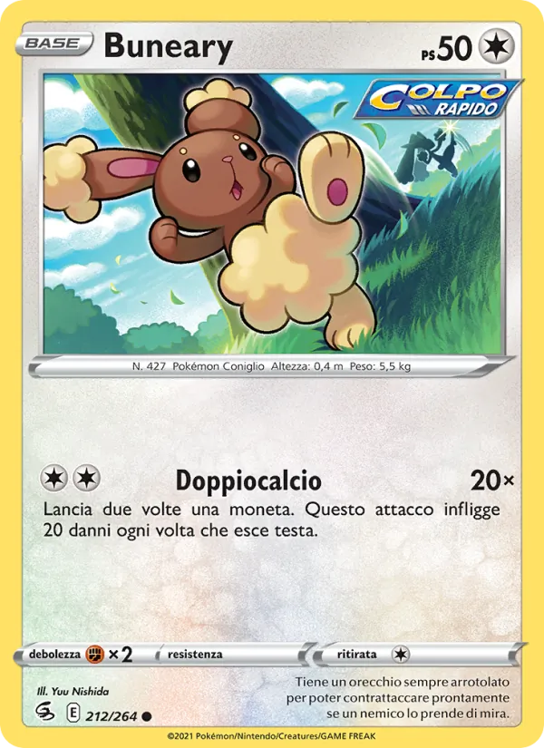Buneary Colpo Fusione 212/264
