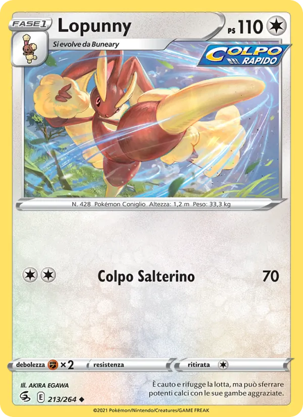 Lopunny Colpo Fusione 213/264