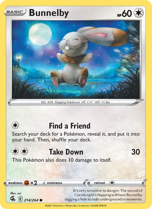 Bunnelby Fusion Strike 214/264